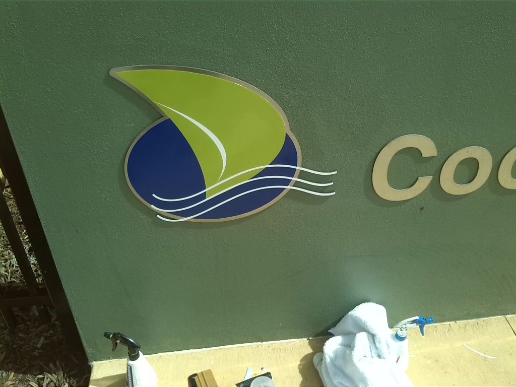 Coomera State High School Emblem Signage